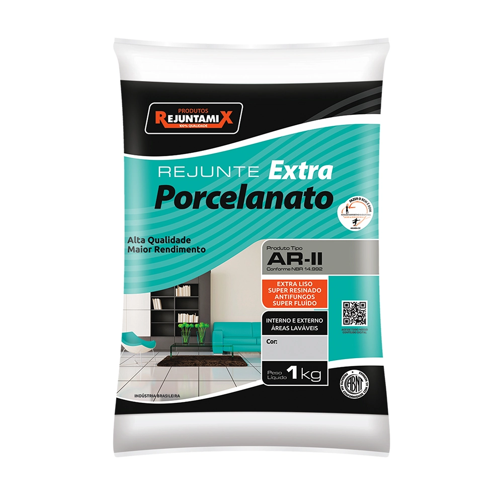 Rejunte Cimentício Palha 1 Kg Rejuntamix