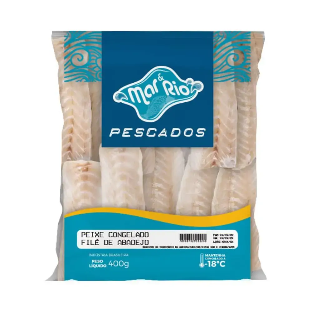 Peixe Abadejo Mar Rio 400g