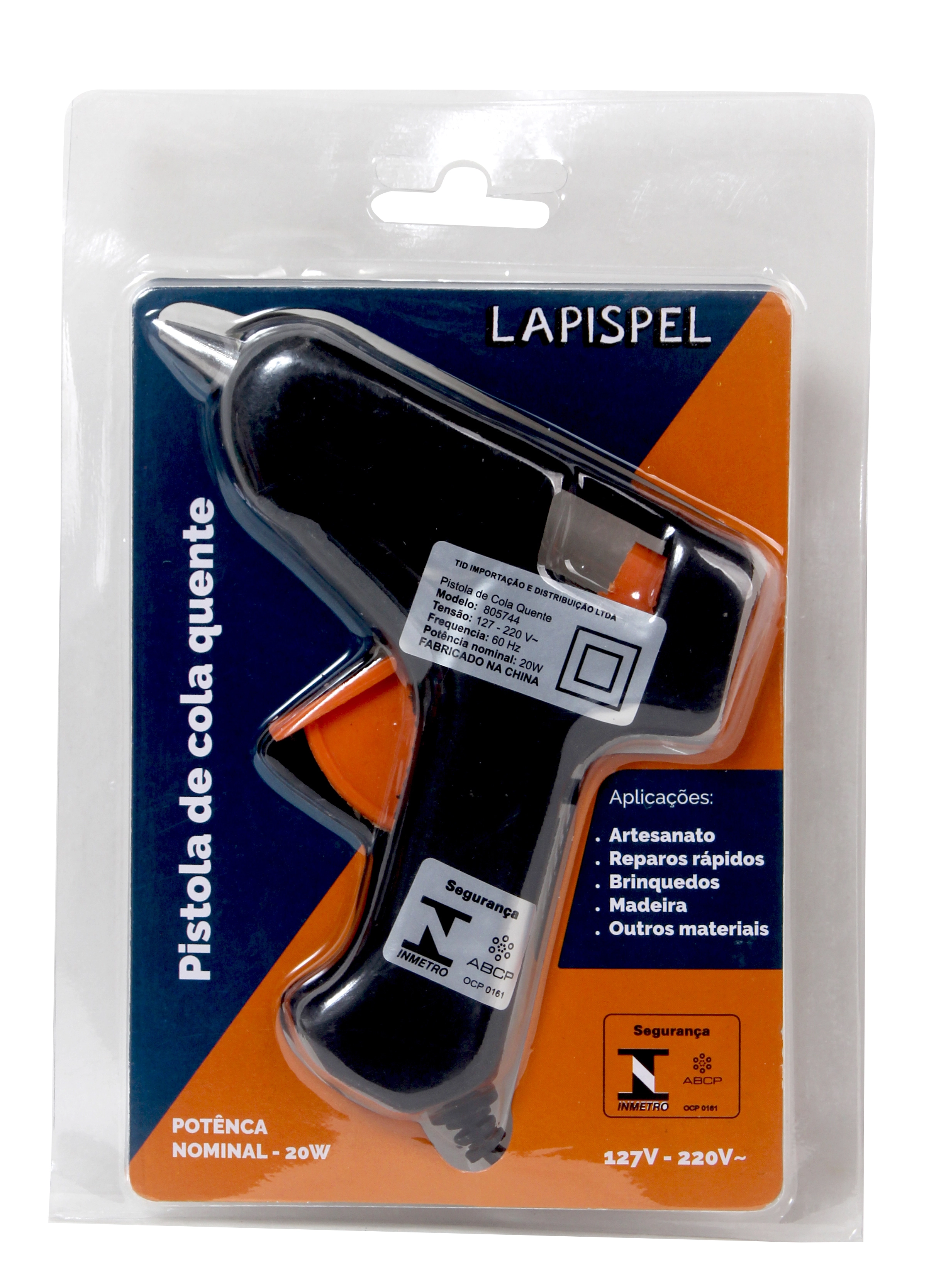 Pistola Cola Quente 20w Sipi805744 Tid