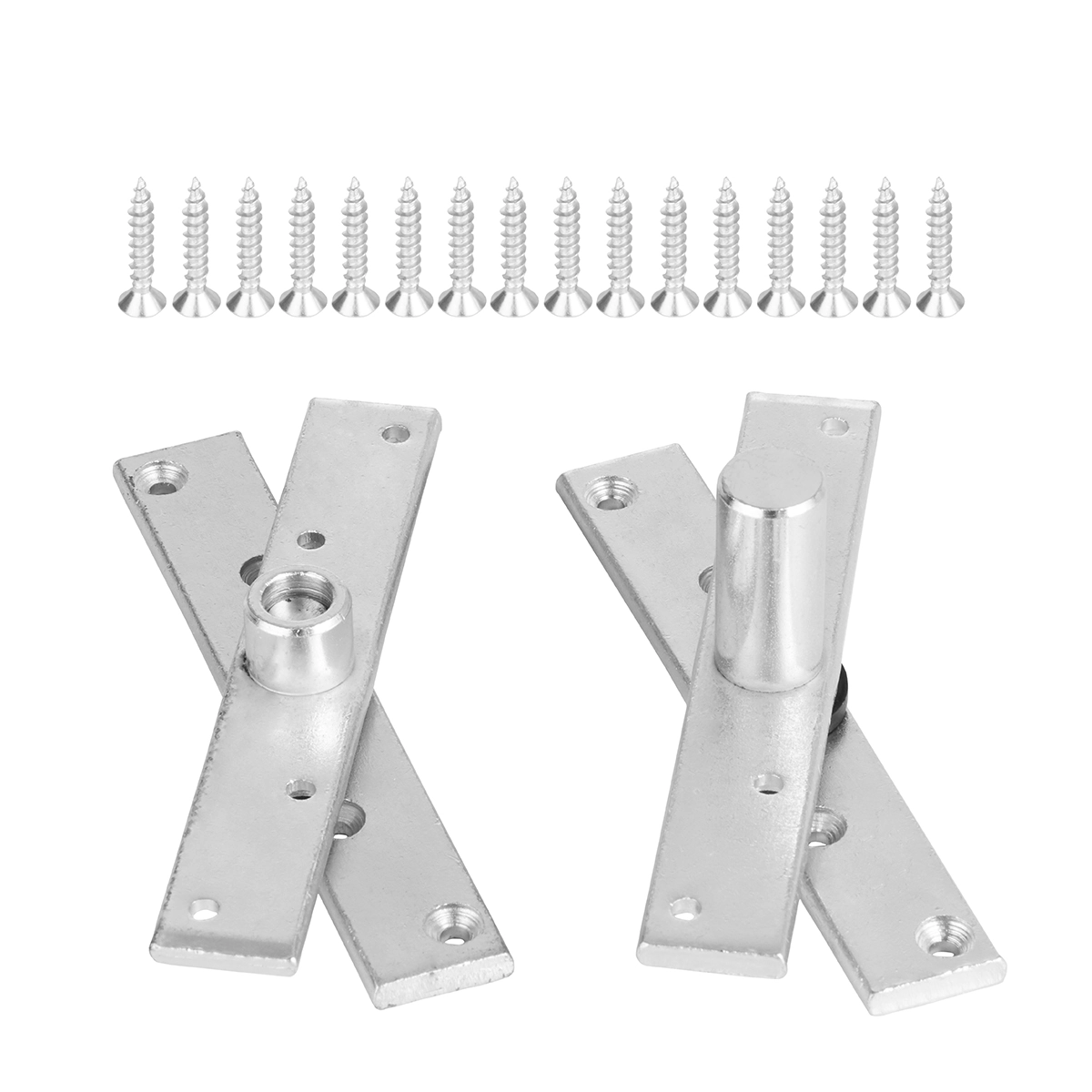 Dobradiça Pino Pivotante Zincado Para Porta 300 Kg