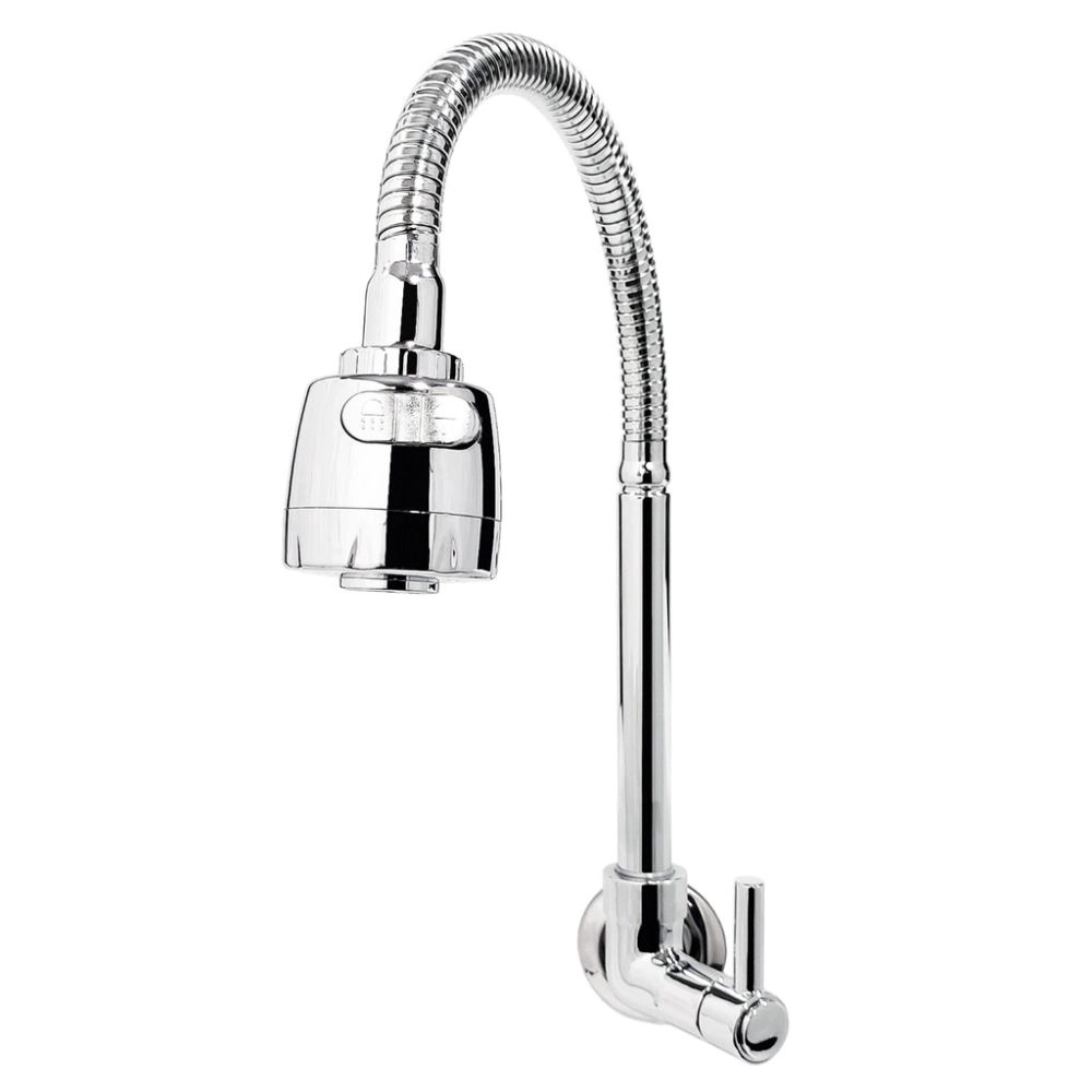 Torneira Flexível 1/4 Volta C62 Para Parede Gourmet Cozinha