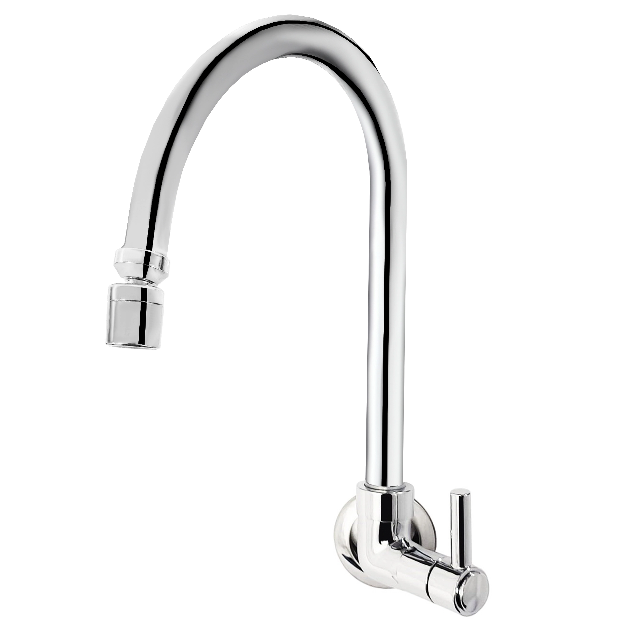 Torneira Cozinha Parede Bica Super Alta Luxo C/ Arejador C62
