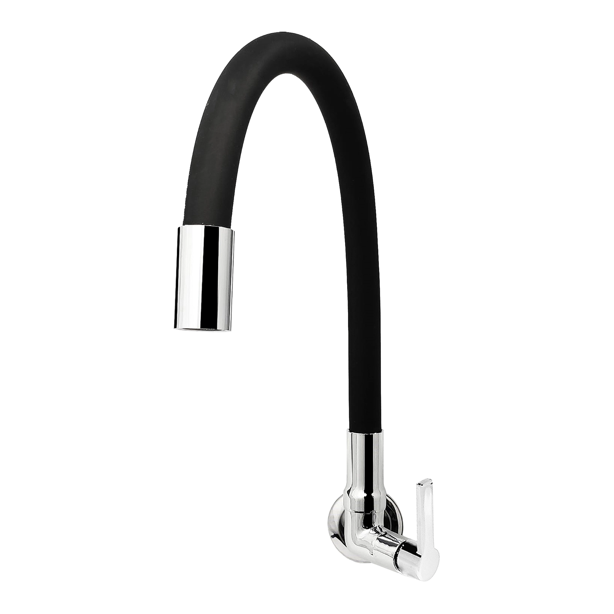 Torneira para Parede de Cozinha Bica Alta Cromada Gourmet Flex C80 Tidra