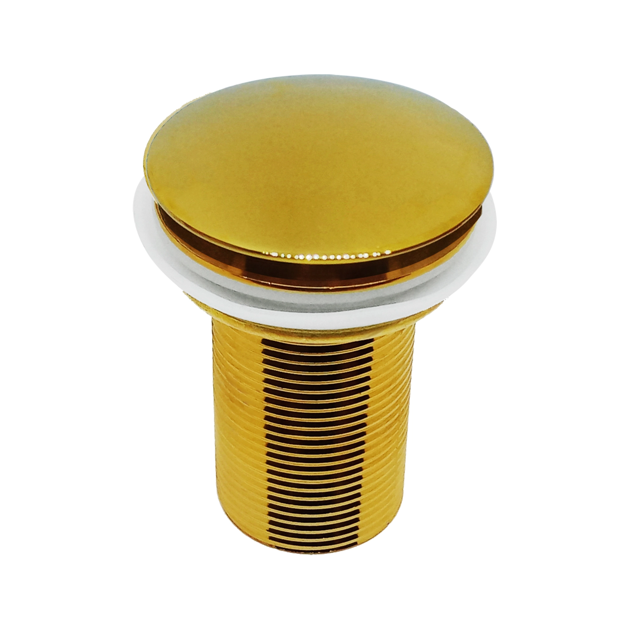 Válvula Click Para Cuba De Banheiro 1.1/4 Ralo Metal Dourada