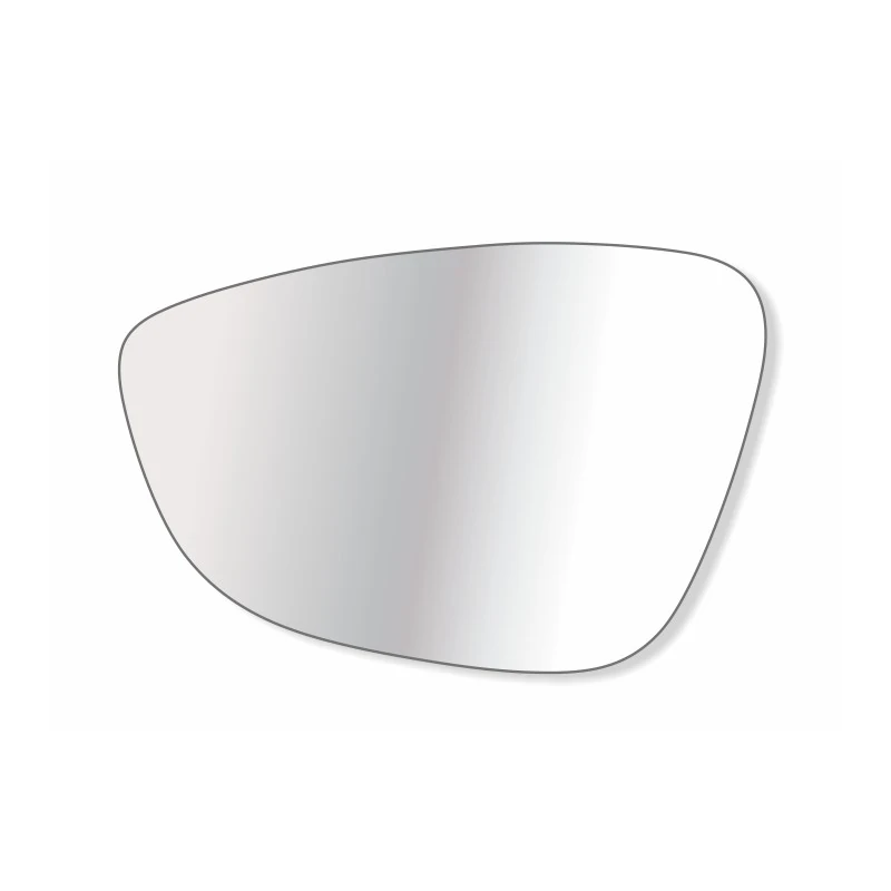Lente Espelho do Retrovisor VOLKSWAGEN JETTA Lado Esquerdo com Base - TROQUE FACIL 6636M