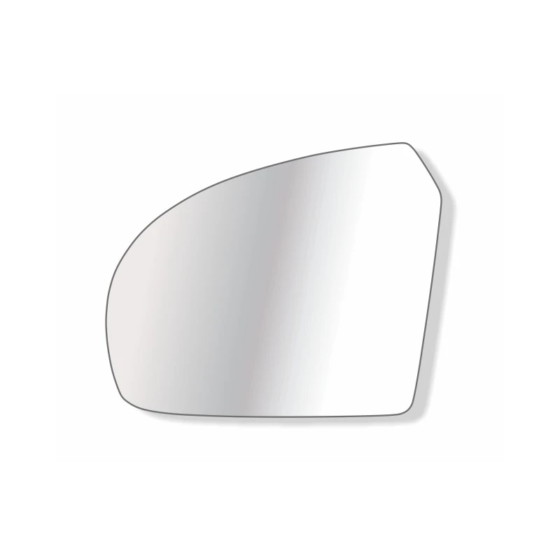 Lente Espelho do Retrovisor FORD FIESTA/KA Lado Esquerdo com Base - TROQUE FACIL 6468M