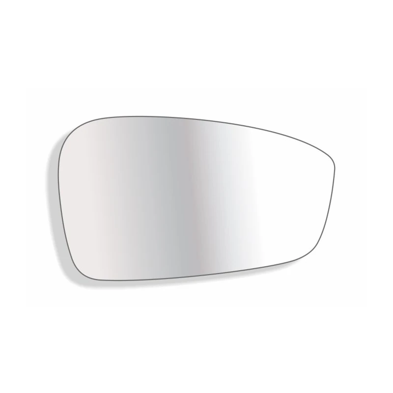 Lente Espelho do Retrovisor FORD FIESTA Lado Direito com Base - TROQUE FACIL 6645M