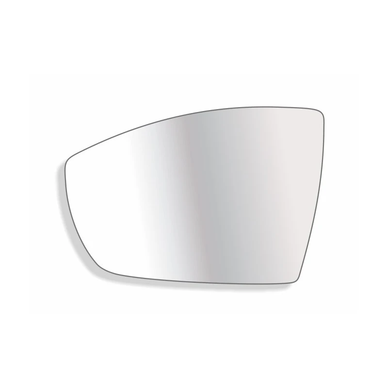 Lente Espelho do Retrovisor FORD ECOSPORT Lado Esquerdo com Base - TROQUE FACIL 6598M