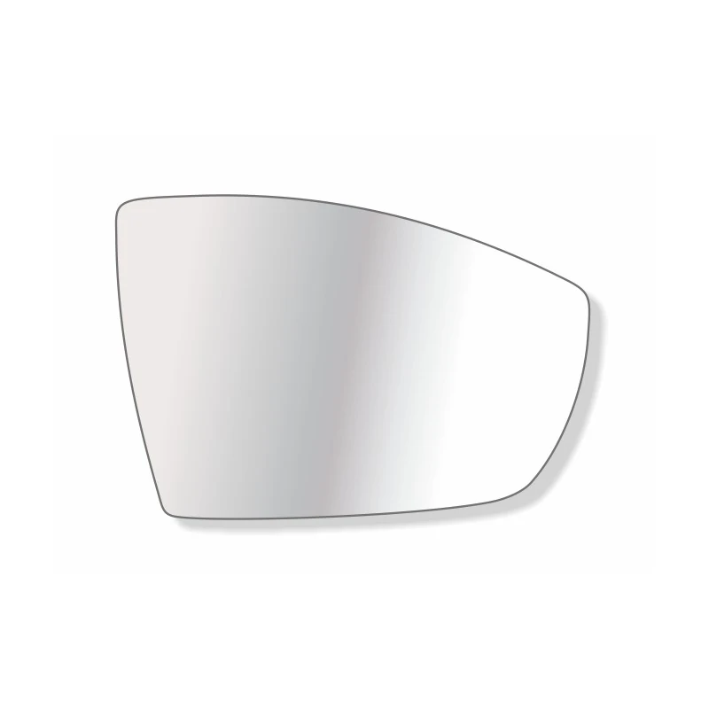Lente Espelho do Retrovisor FORD ECOSPORT Lado Direito com Base - TROQUE FACIL 6599M