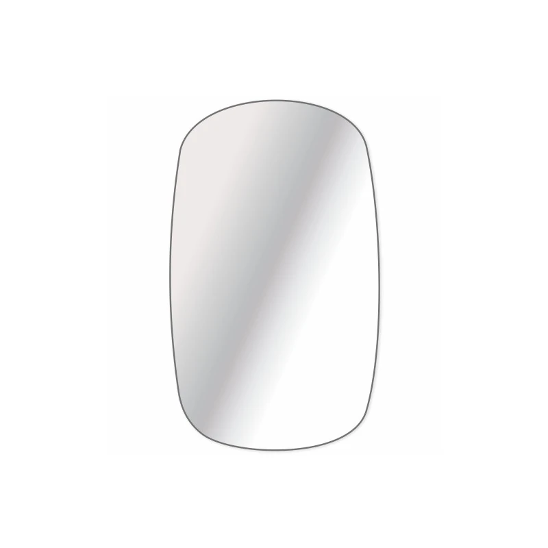 Lente Espelho do Retrovisor FIAT DOBLO Lado Esquerdo com Base - TROQUE FACIL 6526M