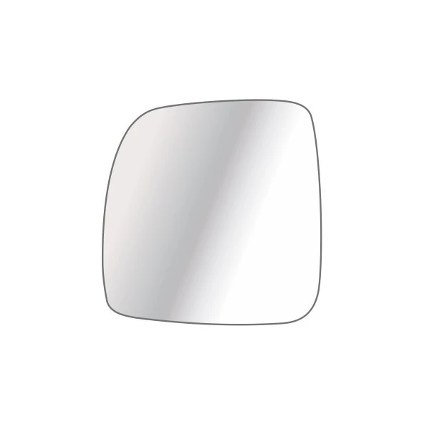 Lente Espelho do Retrovisor FIAT FIORINO Lado Esquerdo com Base - TROQUE FACIL 6578M