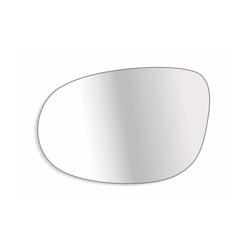 Lente Espelho do Retrovisor FIAT BRAVO Lado Esquerdo com Base - TROQUE FACIL 6582M
