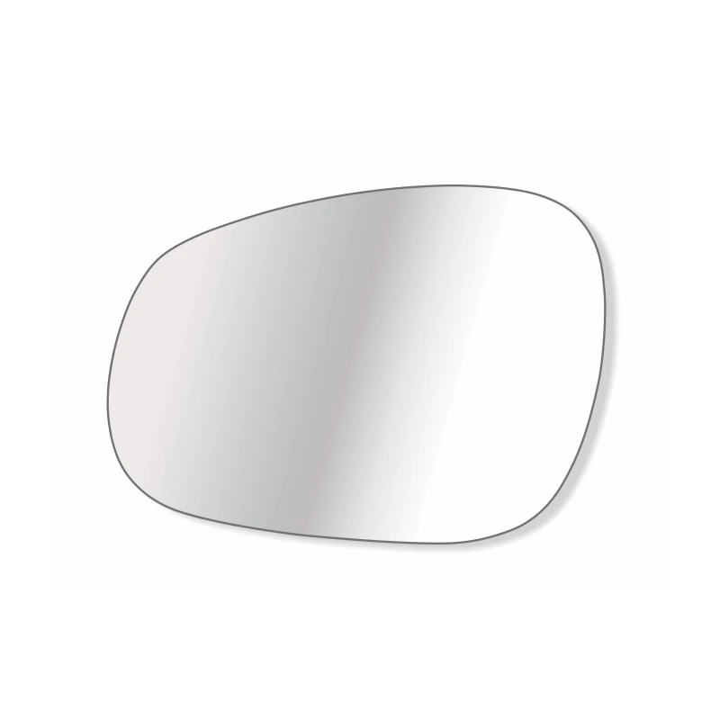 Lente Espelho do Retrovisor FIAT MOBI Lado Esquerdo com Base - TROQUE FACIL 6646M