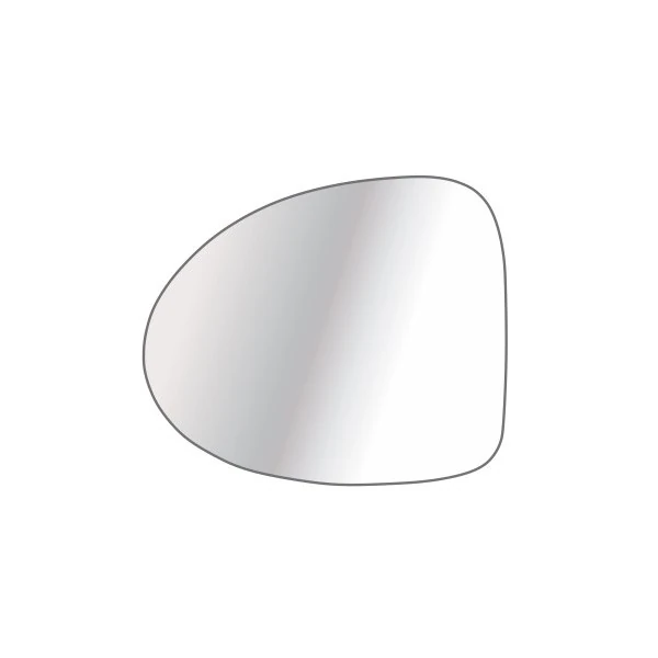 Lente Espelho do Retrovisor RENAULT CLIO/SYMBOL Lado Esquerdo com Base - TROQUE FACIL 6612M