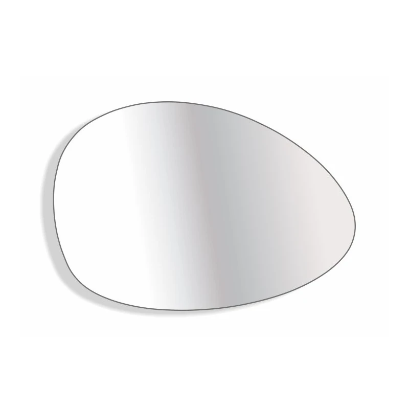 Lente Espelho do Retrovisor JAC J2 Lado Direito com Base - TROQUE FACIL 6691M
