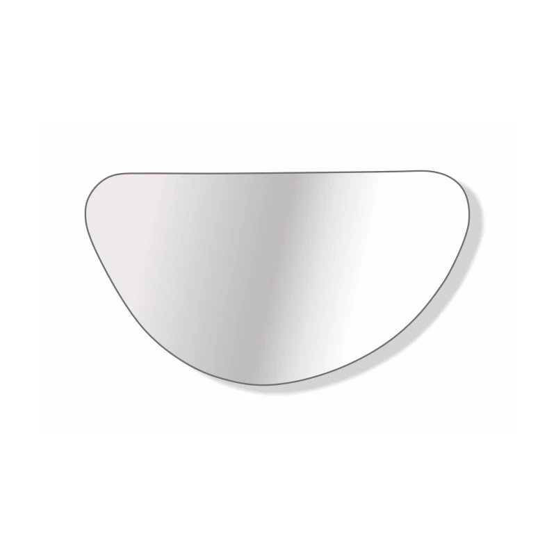 Lente Espelho do Retrovisor FORD TRANSIT Lado Esquerdo Inferior Menor sem Base - TROQUE FACIL 2394M