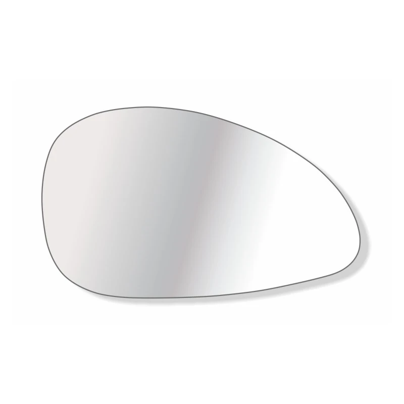 Lente Espelho do Retrovisor CITROEN C4 Lado Direito com Base - TROQUE FACIL 6709M