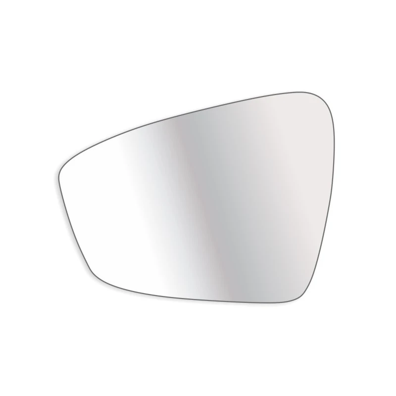 Lente Espelho do Retrovisor RENAULT KWID Lado Esquerdo com Base - TROQUE FACIL 6714M
