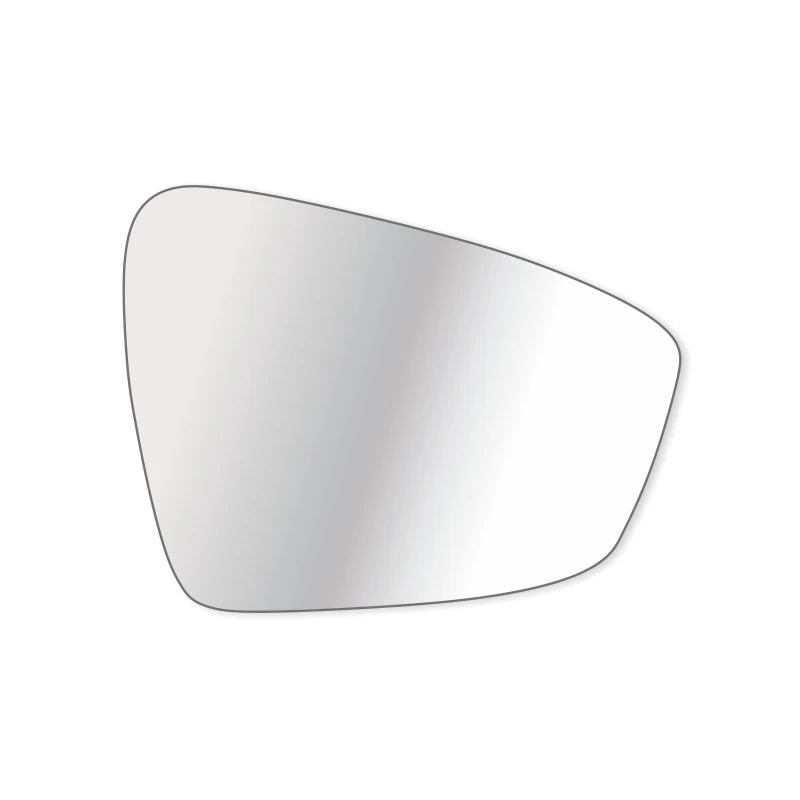 Lente Espelho do Retrovisor RENAULT KWID Lado Direito com Base - TROQUE FACIL 6715M