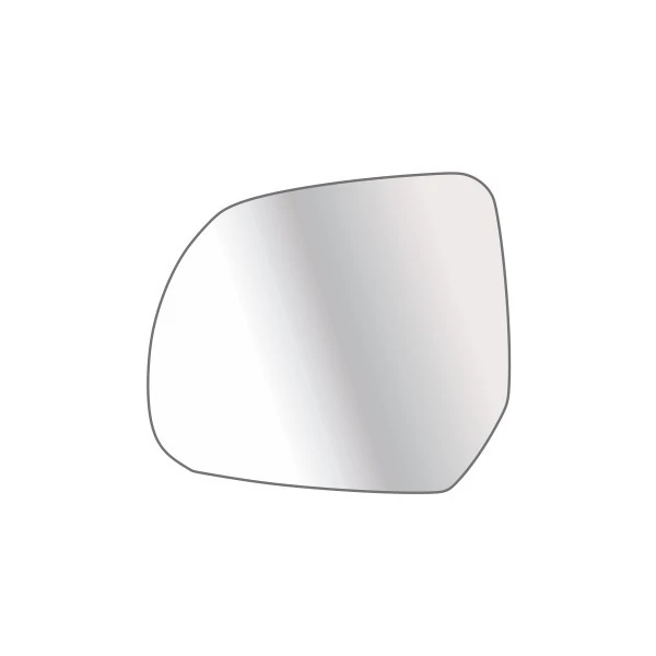 Lente Espelho do Retrovisor RENAULT DUSTER Lado Esquerdo com Base - TROQUE FACIL 6716M