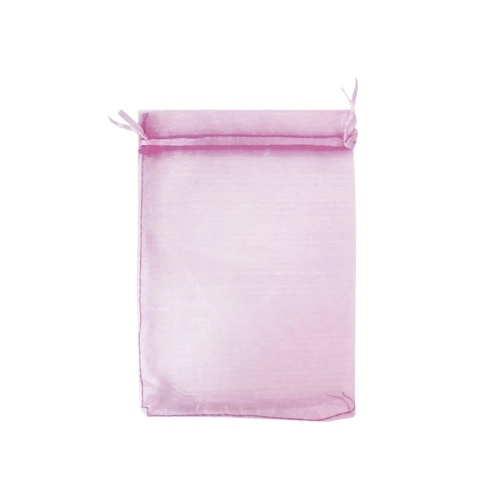 Saco De Organza Grande Rosa 17 X 23 Cm 10un 1300 3 Yoss