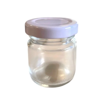 Pote De Vidro Red.c/ Tp Mt Branca 4745/