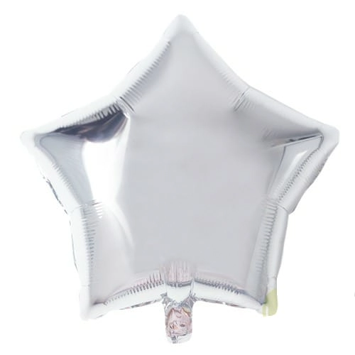 Bal¿o Metalizado Estrela Prata 45cm 280 3 Yoss