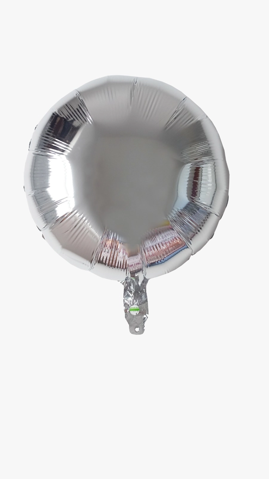 Bal¿o Metalizado Redondo Prata 45cm 280 7 Yoss
