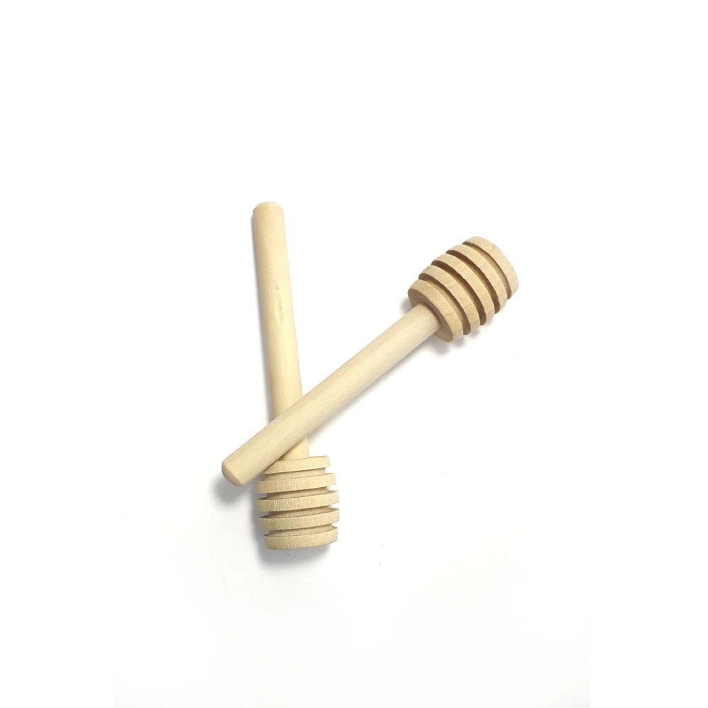 Adorno Colher Para Mel De Madeira Pcte C/ 2 Pcs