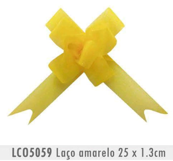 Laco Facil Amarelo Brilhoso 10un Lco5059 Yoss