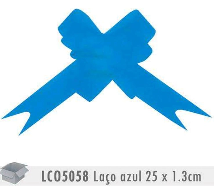 Laco Facil Azul Brilhoso 10un Lco5058 Yoss
