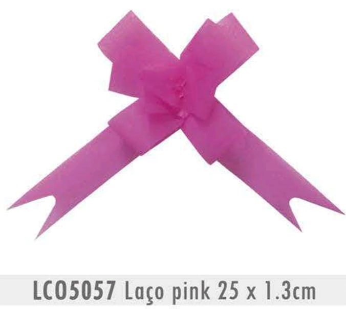 Laco Facil Presente Pink Brilhoso 10un Lco5057 Yoss