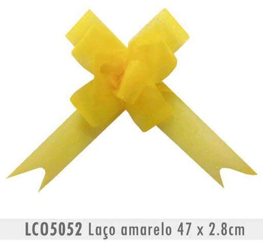 Laco Facil Amarelo Brilhoso 10un Lco5052 Yoss