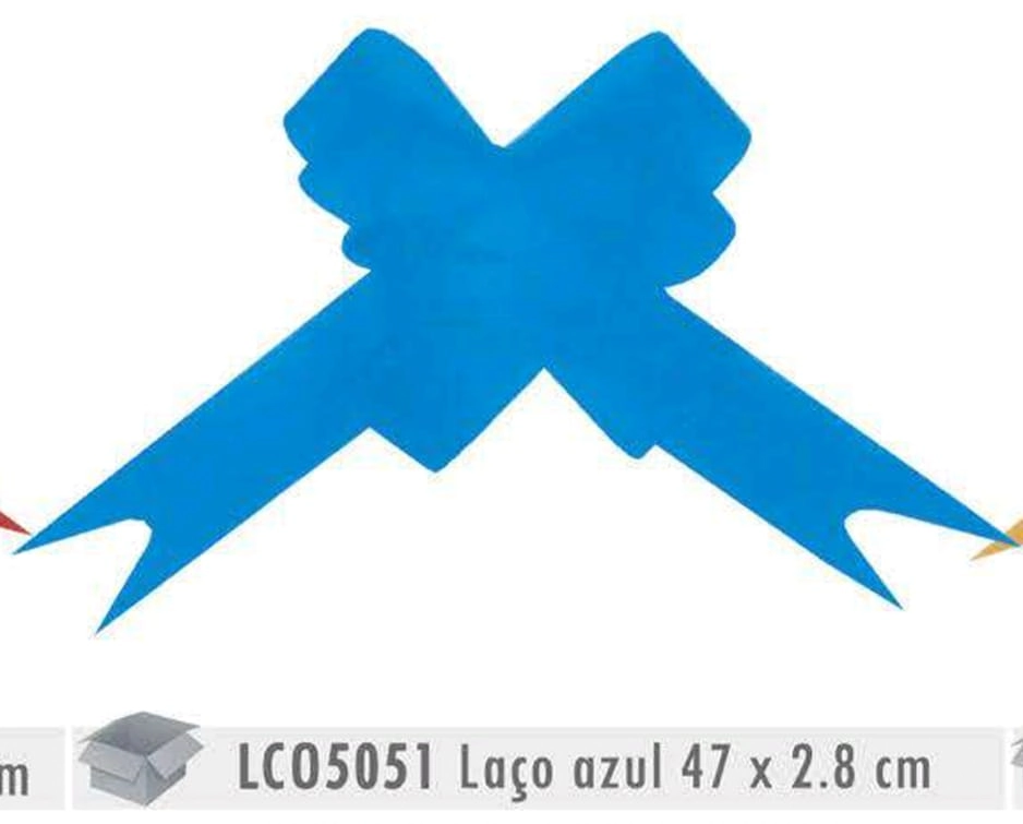 Laco Facil Azul Brilhoso 10un Lco5051 Yoss