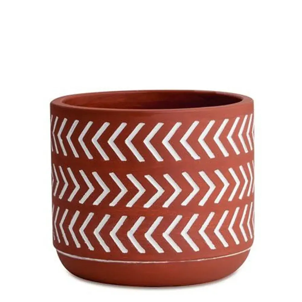 Cachepot Cimento 10432 3 Vermelho