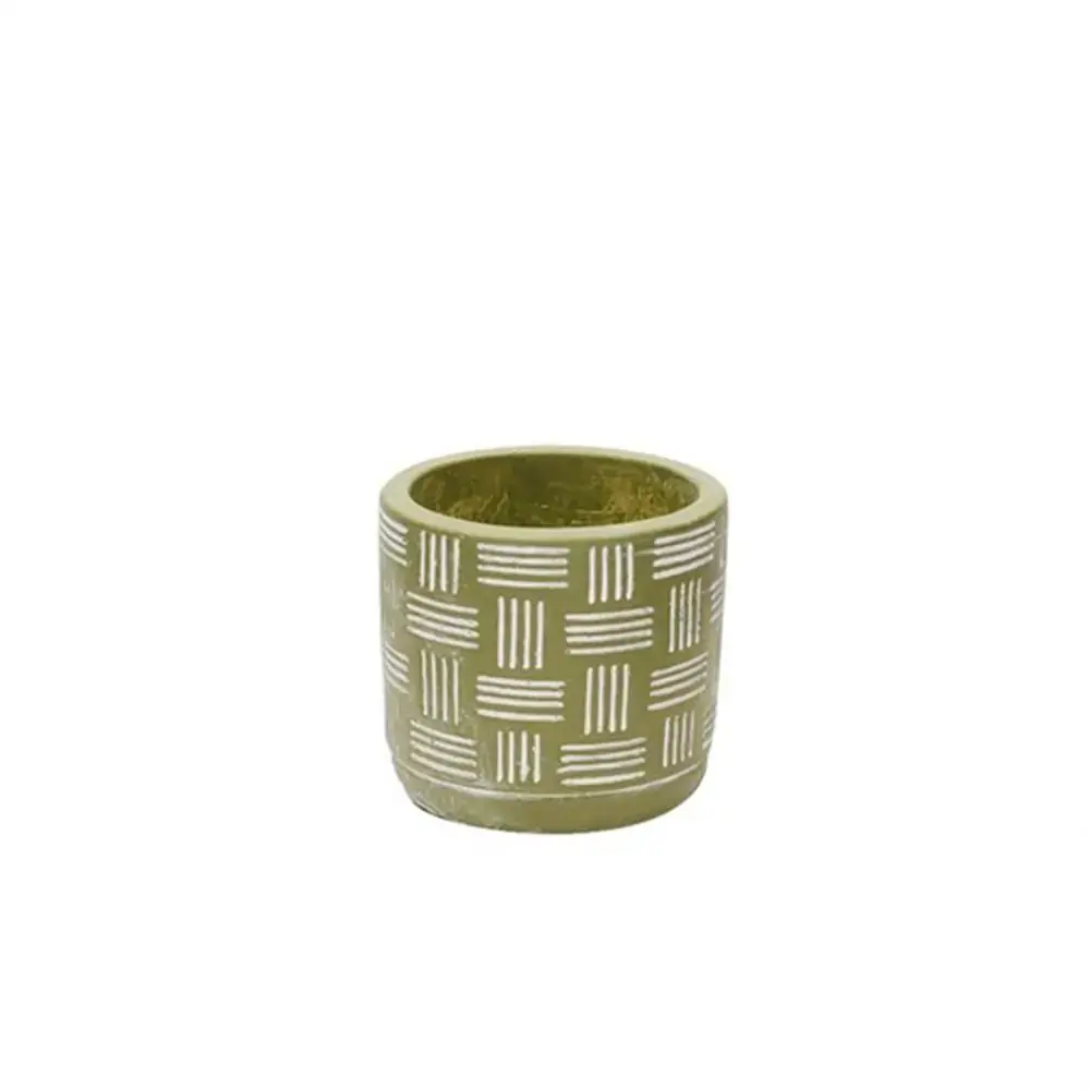 Cachepot Cimento 10440 2 Oliva