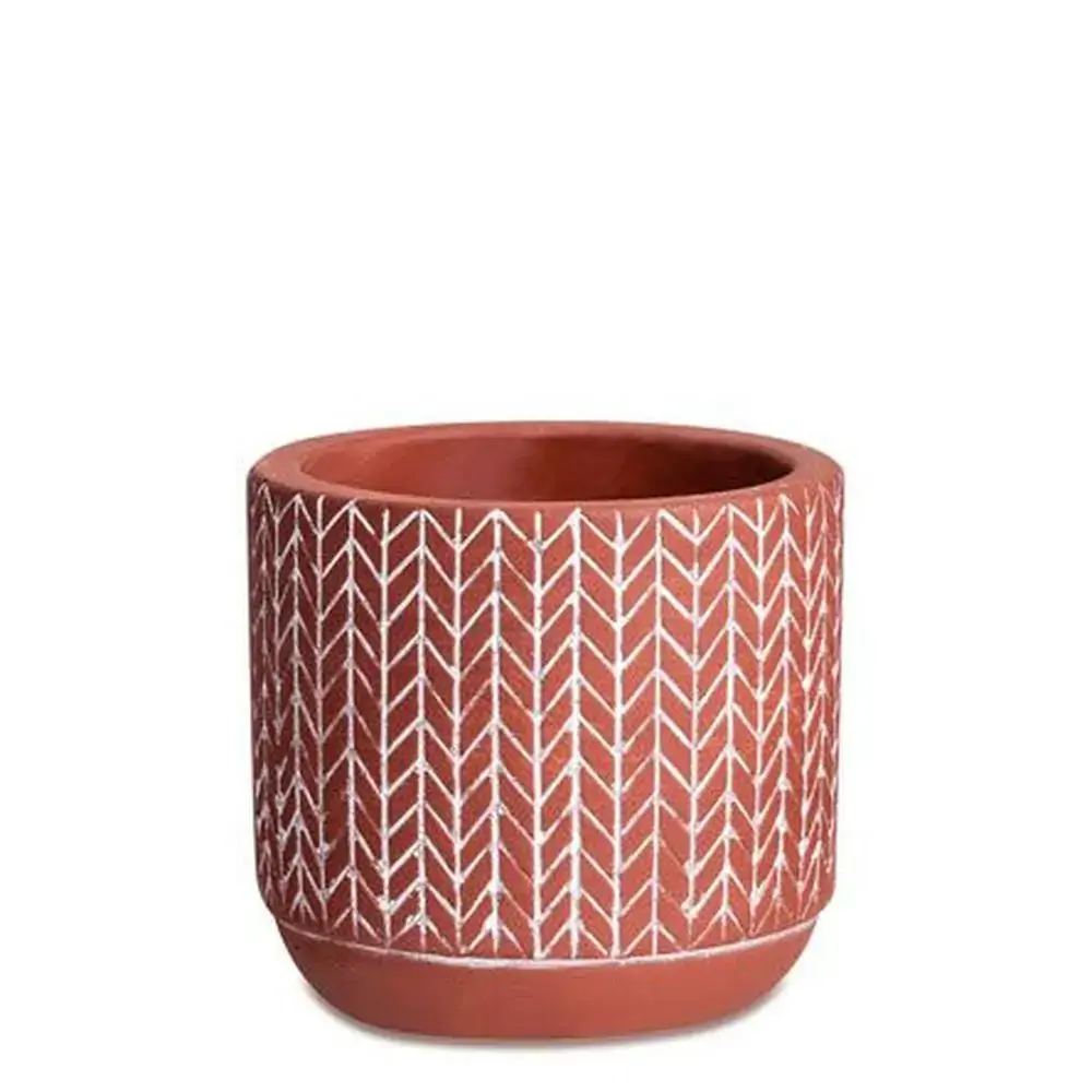 Cachepot Cimento 10448 1 Vermelho