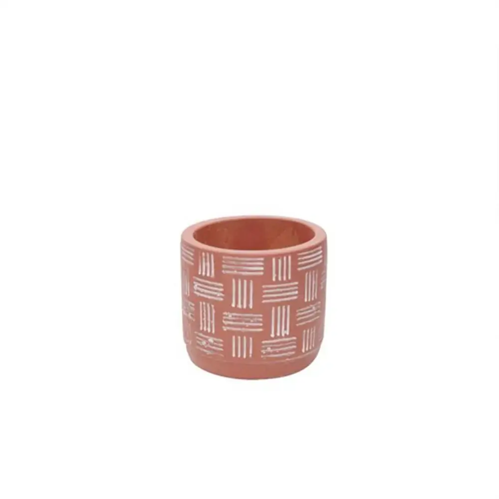 Cachepot Cimento 10448 2 Vermelho