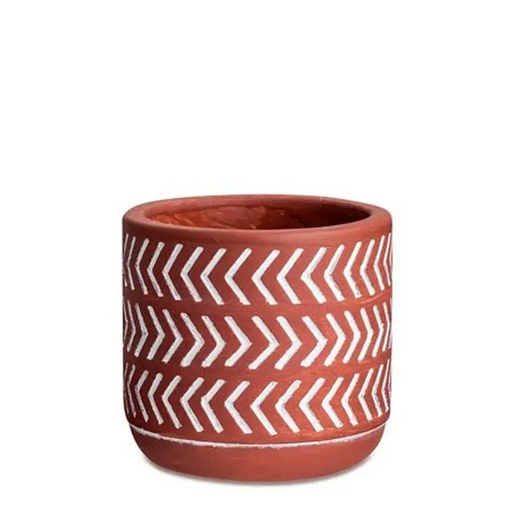 Cachepot Cimento 10448 3 Vermelho