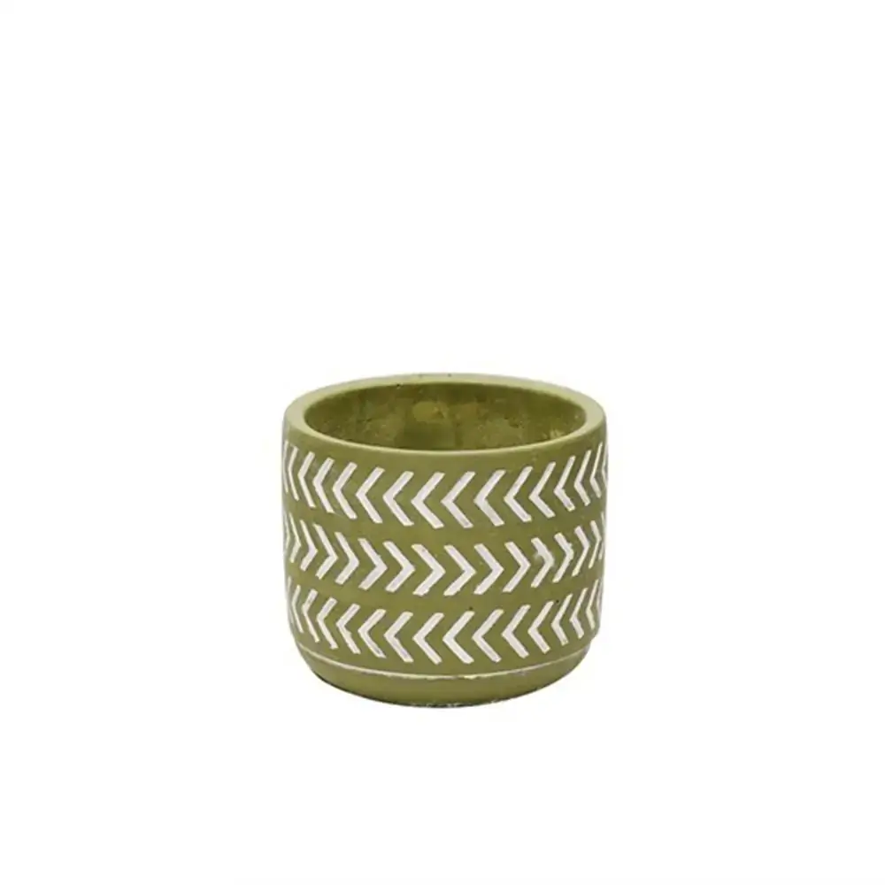 Cachepot Cimento 10456 3 Oliva