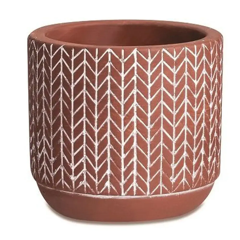 Cachepot Cimento 10464 1 Vermelho