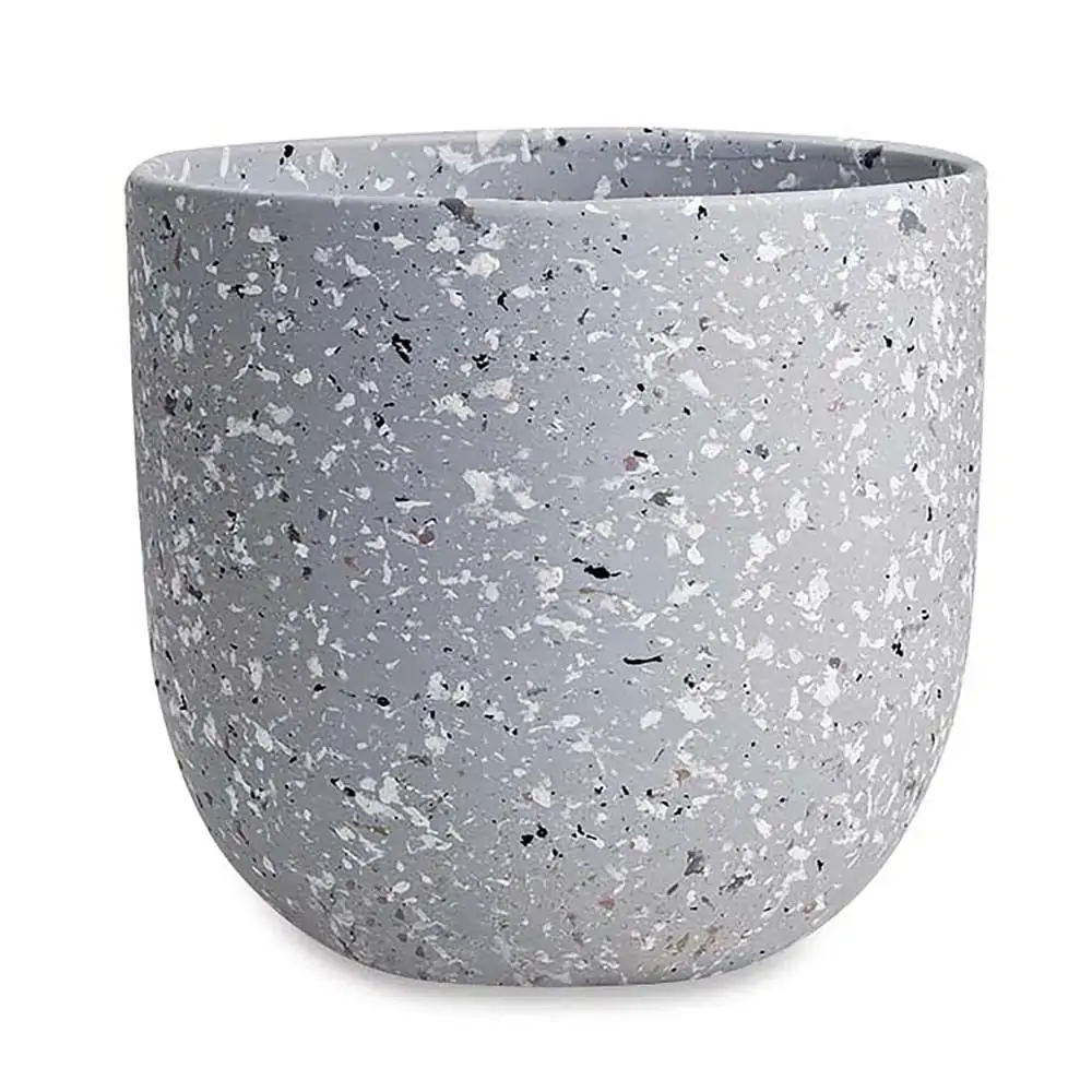 Cachepot Cinza Em Ceramica P