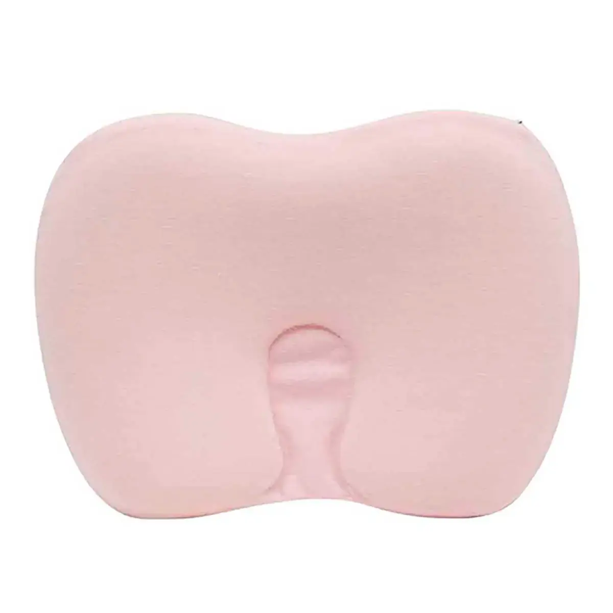 Travesseiro para Bebês Anatômico Visco Elástico Baby Buba Rosa