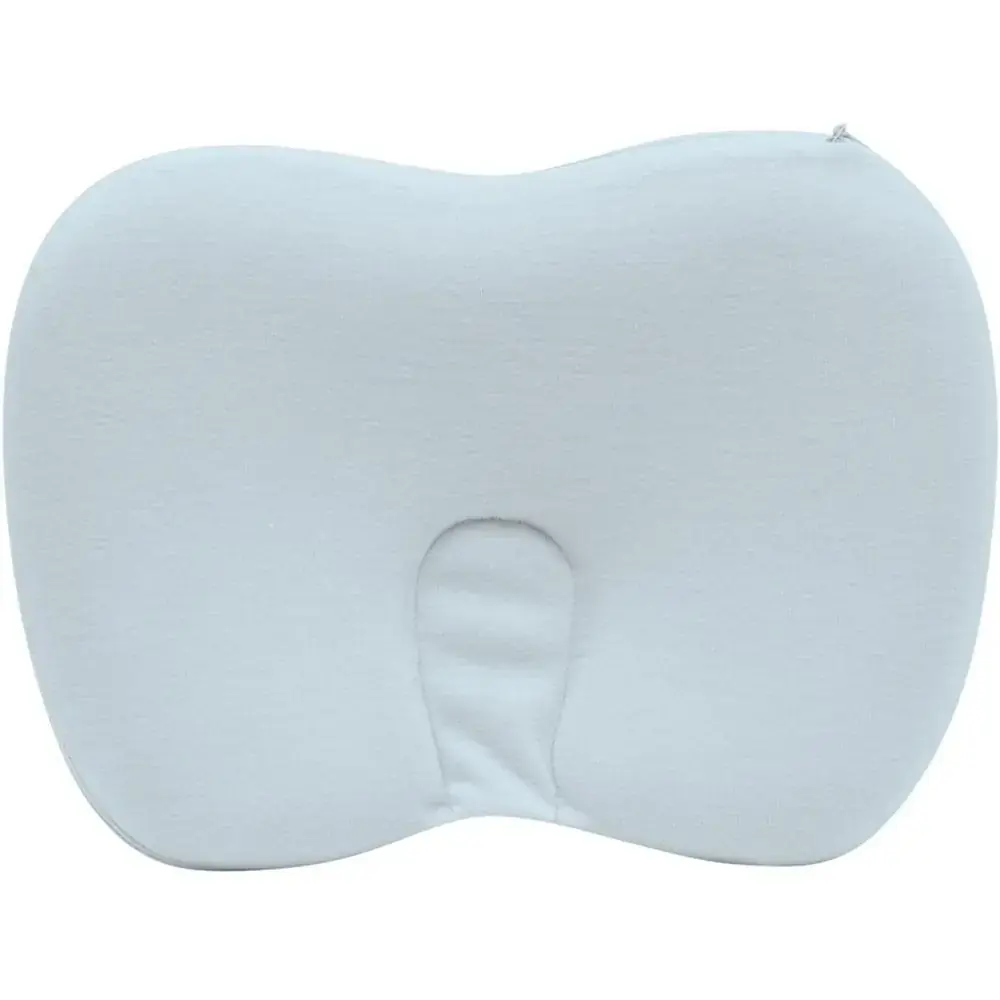 Travesseiro para Bebês Anatômico Visco Elástico Baby Buba Azul
