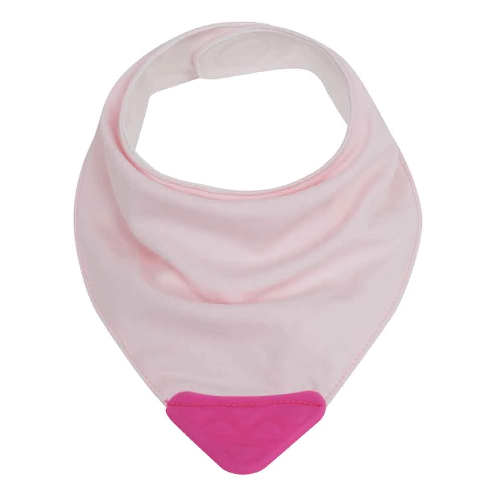 Bandana Baby Rosa Com Mordedor Buba