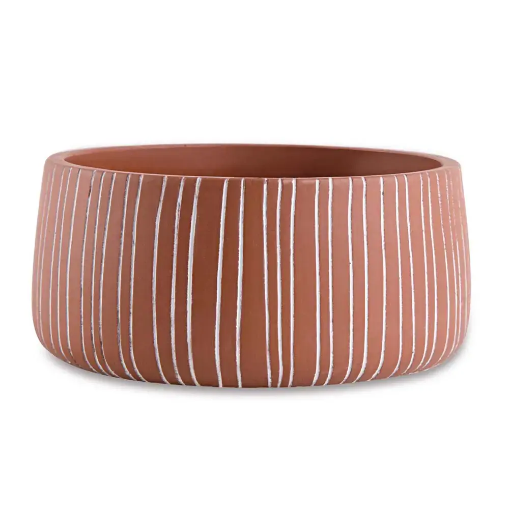 Jdm Cachepot Cimento 10828 P Terracota