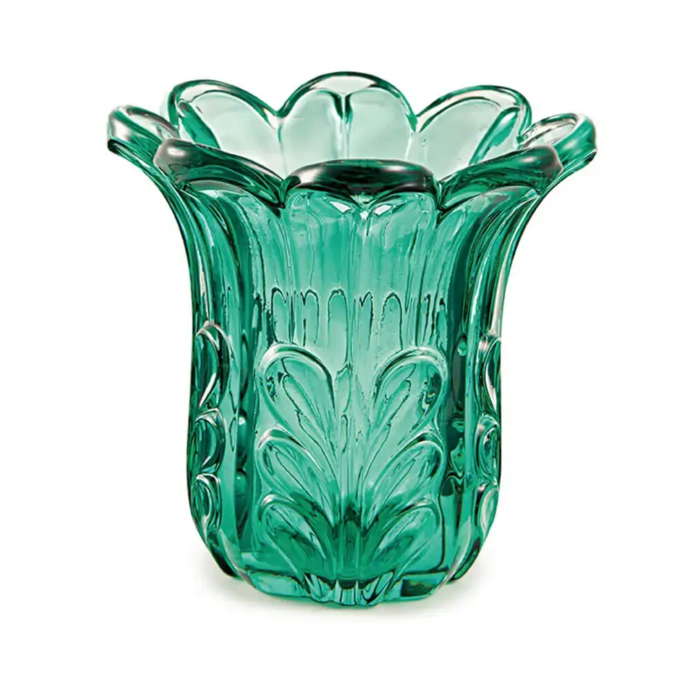 Vaso Esmeralda Em Vidro Cod11309