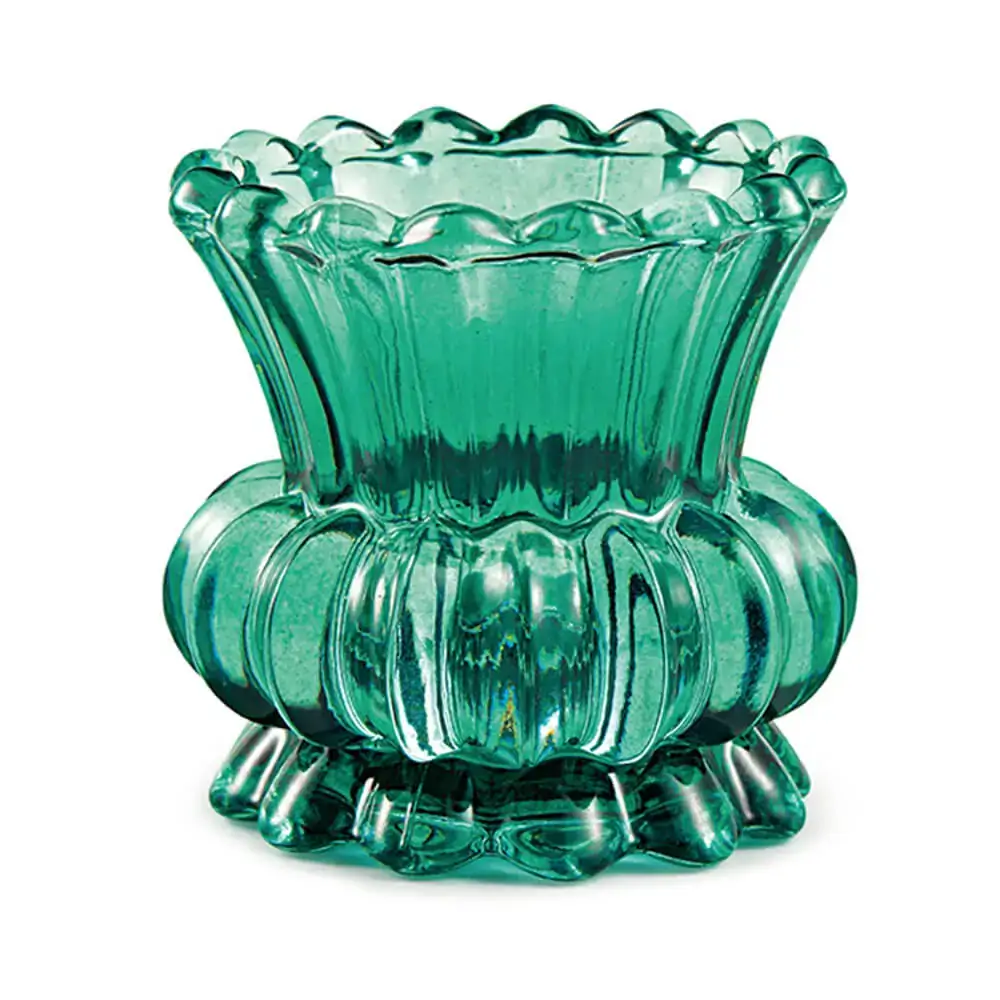 Vaso Esmeralda Em Vidro Cod11312