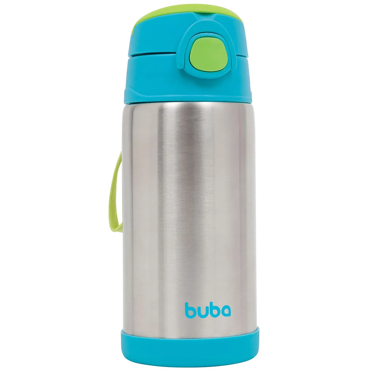 Garrafa Termica Parede Dupla 400ml Azul Buba
