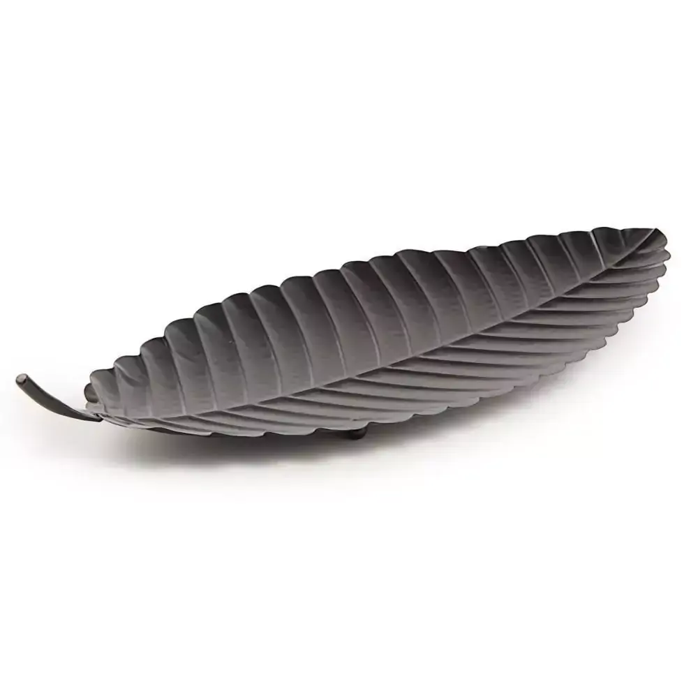 Centro de Mesa de Metal Preto 4x47x21,5cm